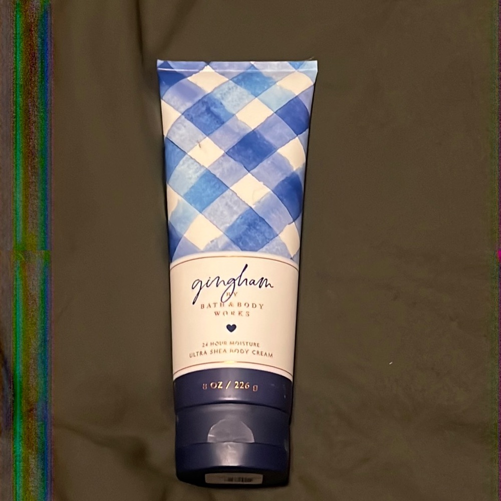 NWOT bath and body works gingham body cream